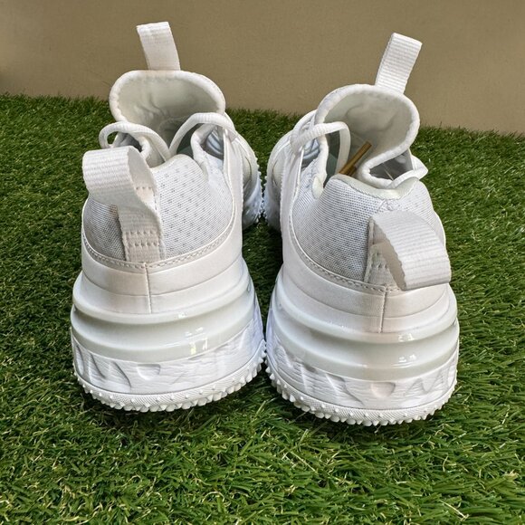 Nike Alpha Huarache 9 Elite Turf LAX Lacrosse Shoes Men White FN0310-100 NEW main image 9